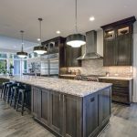 Grey kitchen cabinets