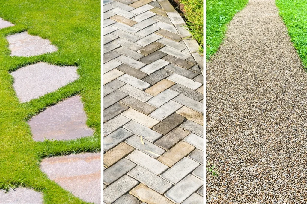 Mix Gravel and Pavers for Texture and Style Mix Gravel and Pavers for Texture and Style