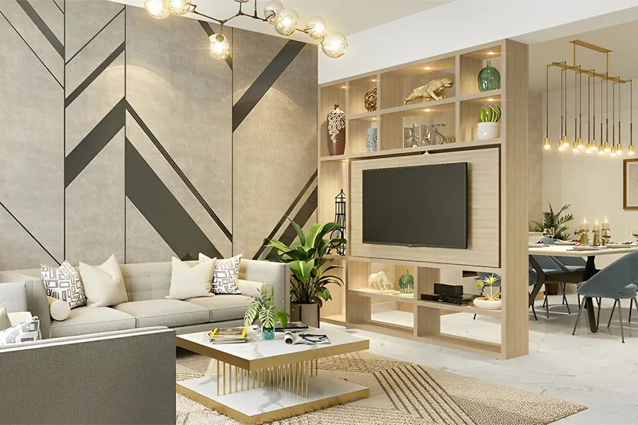Unique Partition Design in Your Living Room Unique Partition Design in Your Living Room