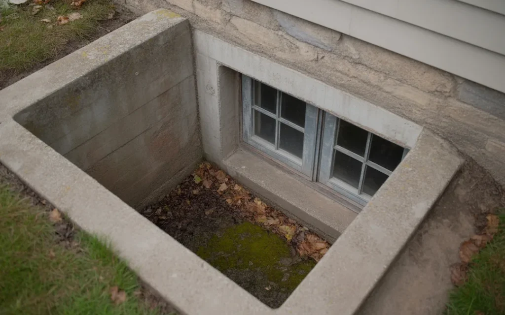 Cellar Window Wells Need Drainage